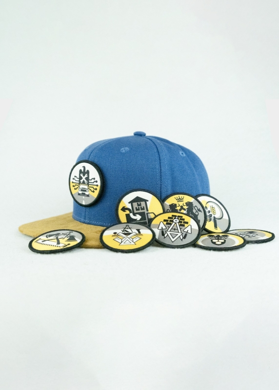 Cap "Handwerksliebe" - dunkelblau (Snapback)